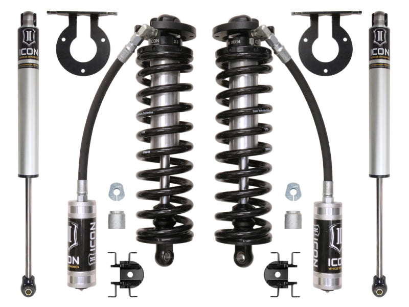 ICON 2017-2023 Ford F-250/F-350 Super Duty 4WD, 2.5-3" Lift, Stage 1 Coilover Conversion System