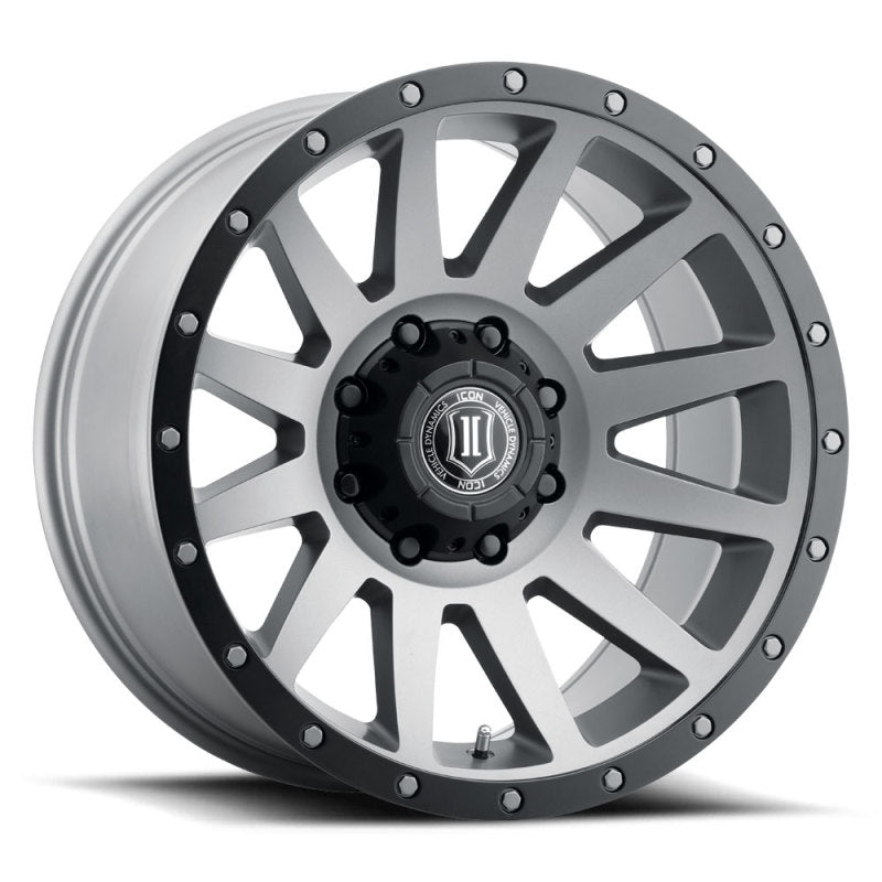 ICON Compression | 20x10 | -19mm Offset | 8x6.5 | 121.4mm Hub | Titanium Wheel