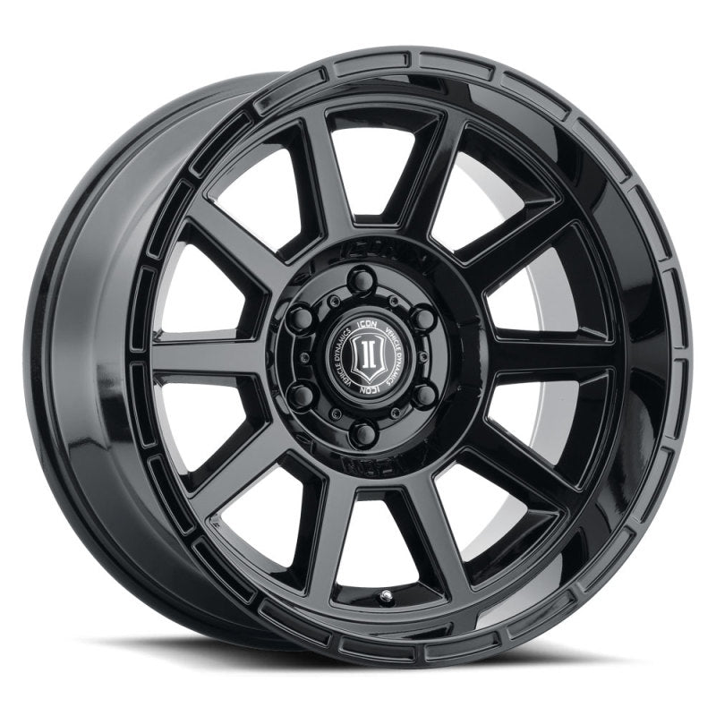 ICON Recoil | 20x10 | -24mm Offset | 5x5 | Gloss Black Wheel