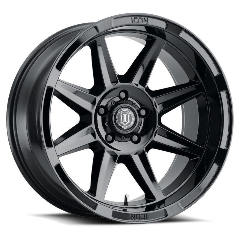 ICON Bandit | 20x10 | -24mm Offset | 5x5 | 71.5mm Hub | Gloss Black Wheel