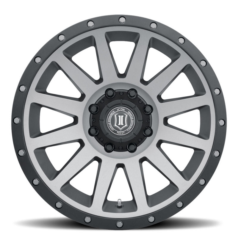 ICON Compression | 20x10 | -19mm Offset | 8x6.5 | 121.4mm Hub | Titanium Wheel