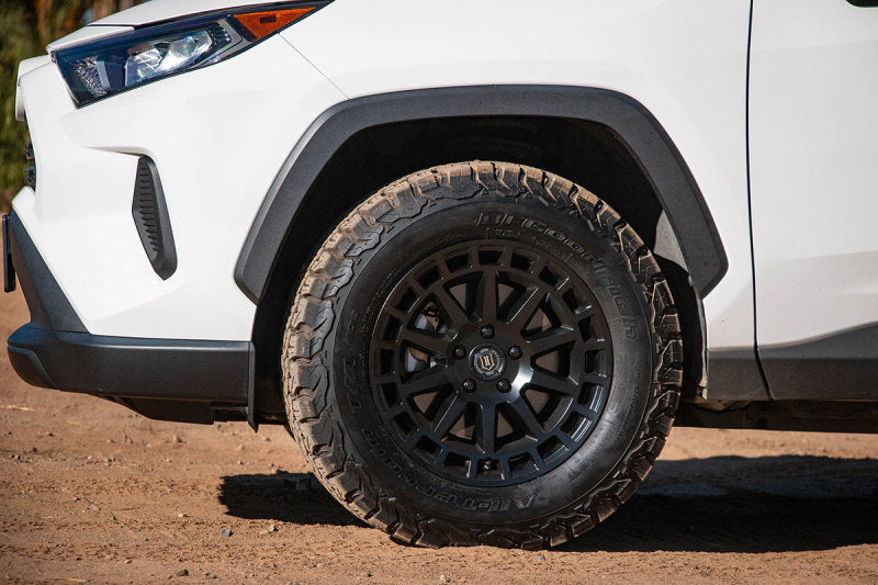ICON Journey | 17x8 | 38mm Offset | 5x4.5 | Satin Black Wheel
