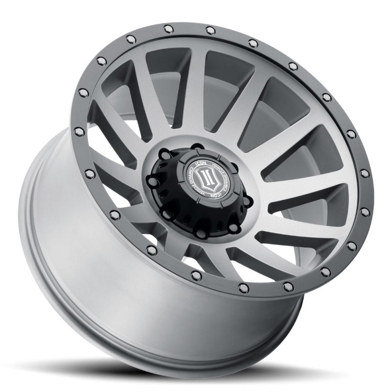 ICON Compression | 20x10 | -19mm Offset | 8x6.5 | 121.4mm Hub | Titanium Wheel