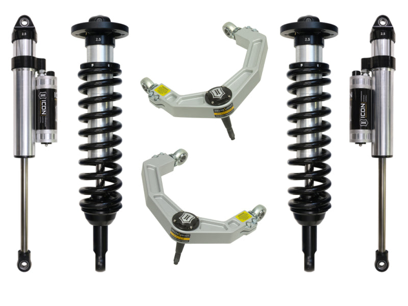 ICON 2004-08 Ford F150 4WD, 0-2.63" Lift, Stage 4 Suspension System, Tubular UCA
