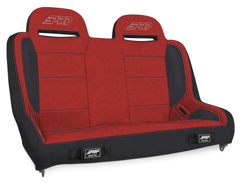 PRP Jeep Wrangler JKU/JLU Elite Series Rear Bench- Red
