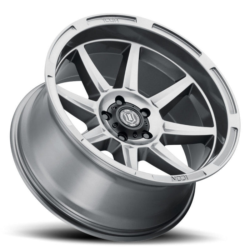 ICON Bandit | 20x10 | -24mm Offset | 5x5 | 71.5mm Hub | Gun Metal Wheel