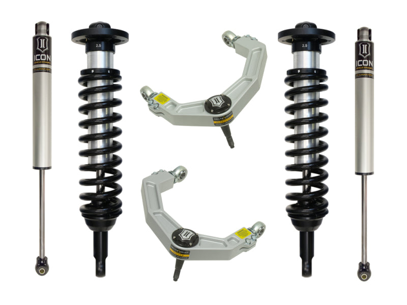 ICON 2004-08 Ford F150 2WD, 0-2.63" Lift, Stage 2 Suspension System, Tubular UCA