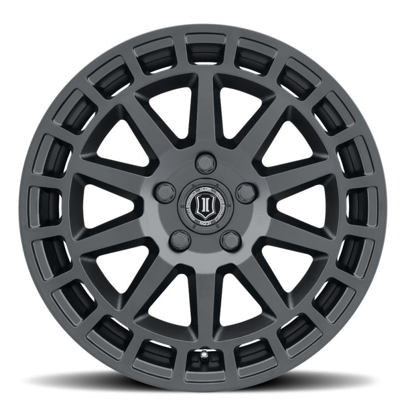 ICON Journey | 17x8 | 38mm Offset | 5x4.5 | Satin Black Wheel