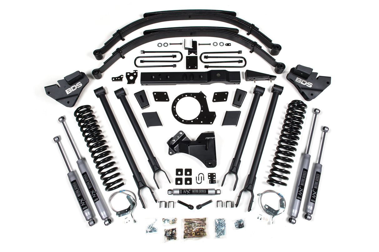 8-Inch Lift Kit - 4-Link Conversion for 2017-2019 Ford F-250/F-350 Super Duty 4WD Diesel