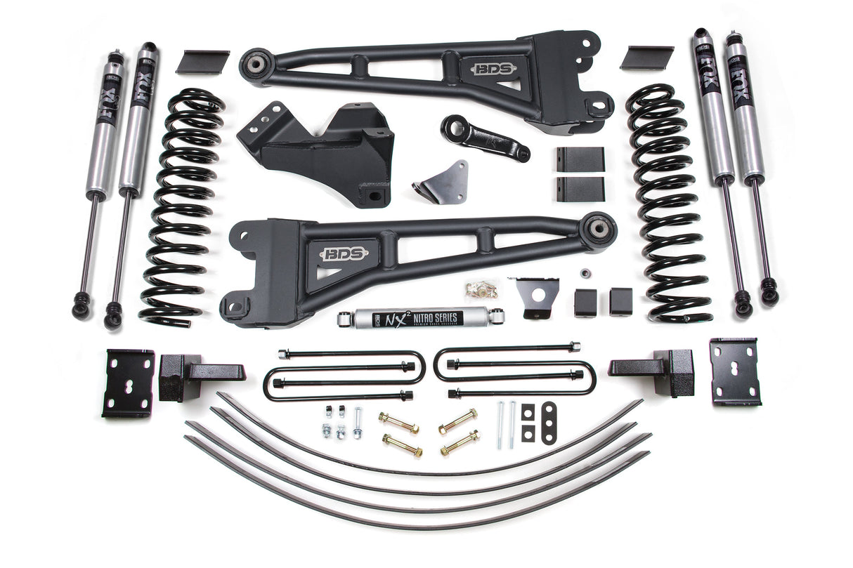 6-Inch Lift Kit w/ Radius Arm for 2005-2007 Ford F-250/F-350 Super Duty 4WD Gas