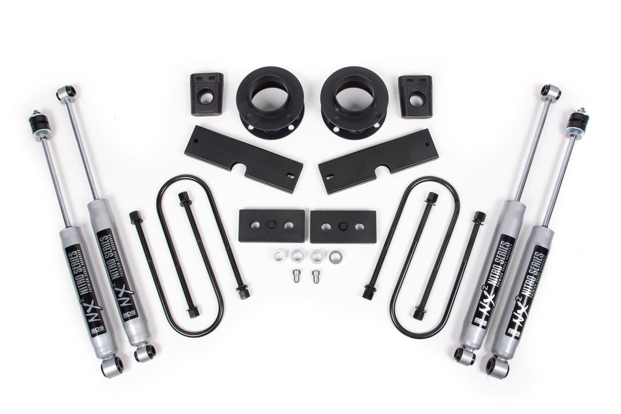 2-Inch Lift Kit for 2013-2023 Dodge Ram 2500 w/ Rear Air Ride 4WD