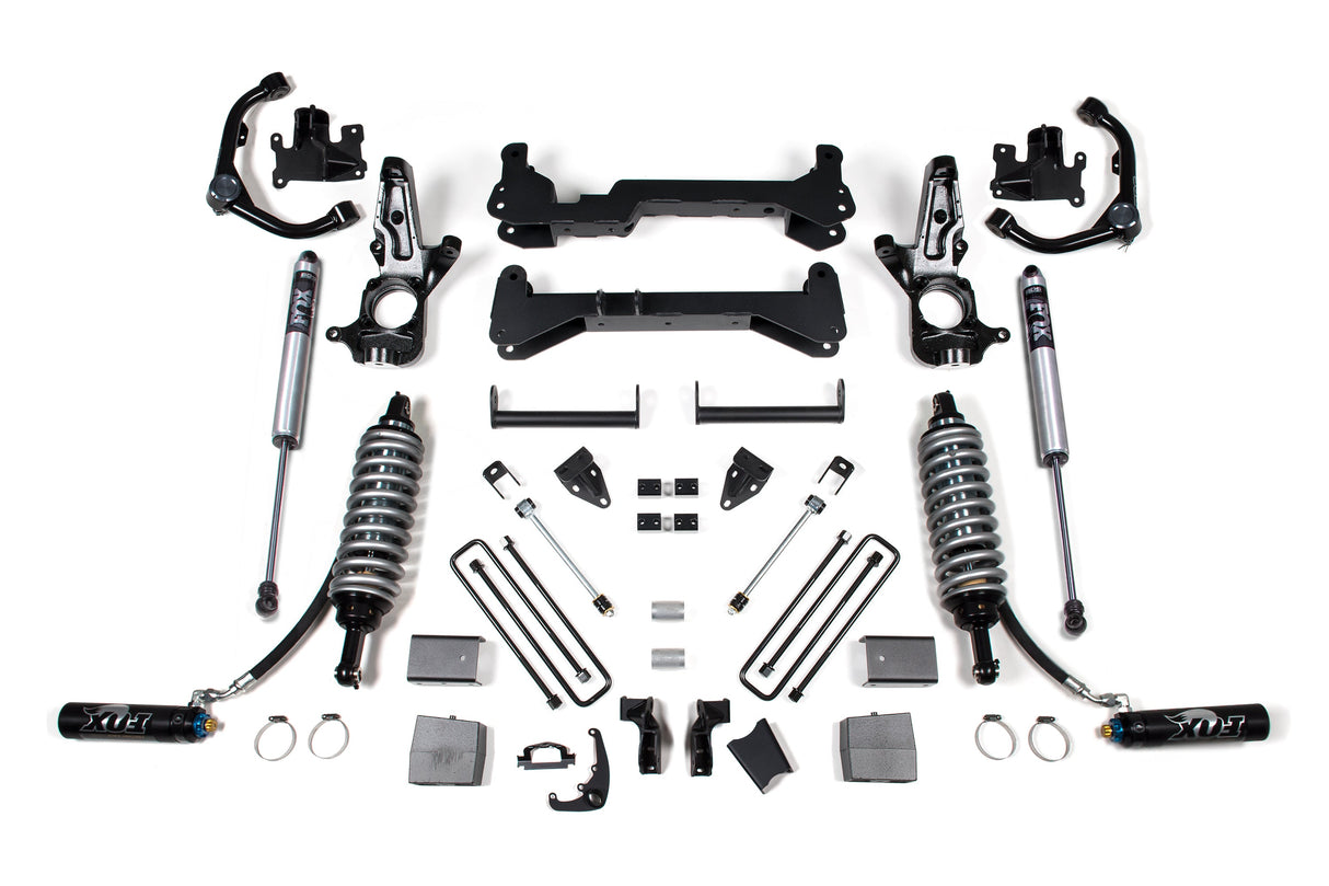 7-Inch Lift Kit - FOX 2.5 Coil-Over Conversion for 2001-2010 Chevy Silverado + GMC Sierra 2500HD 2WD