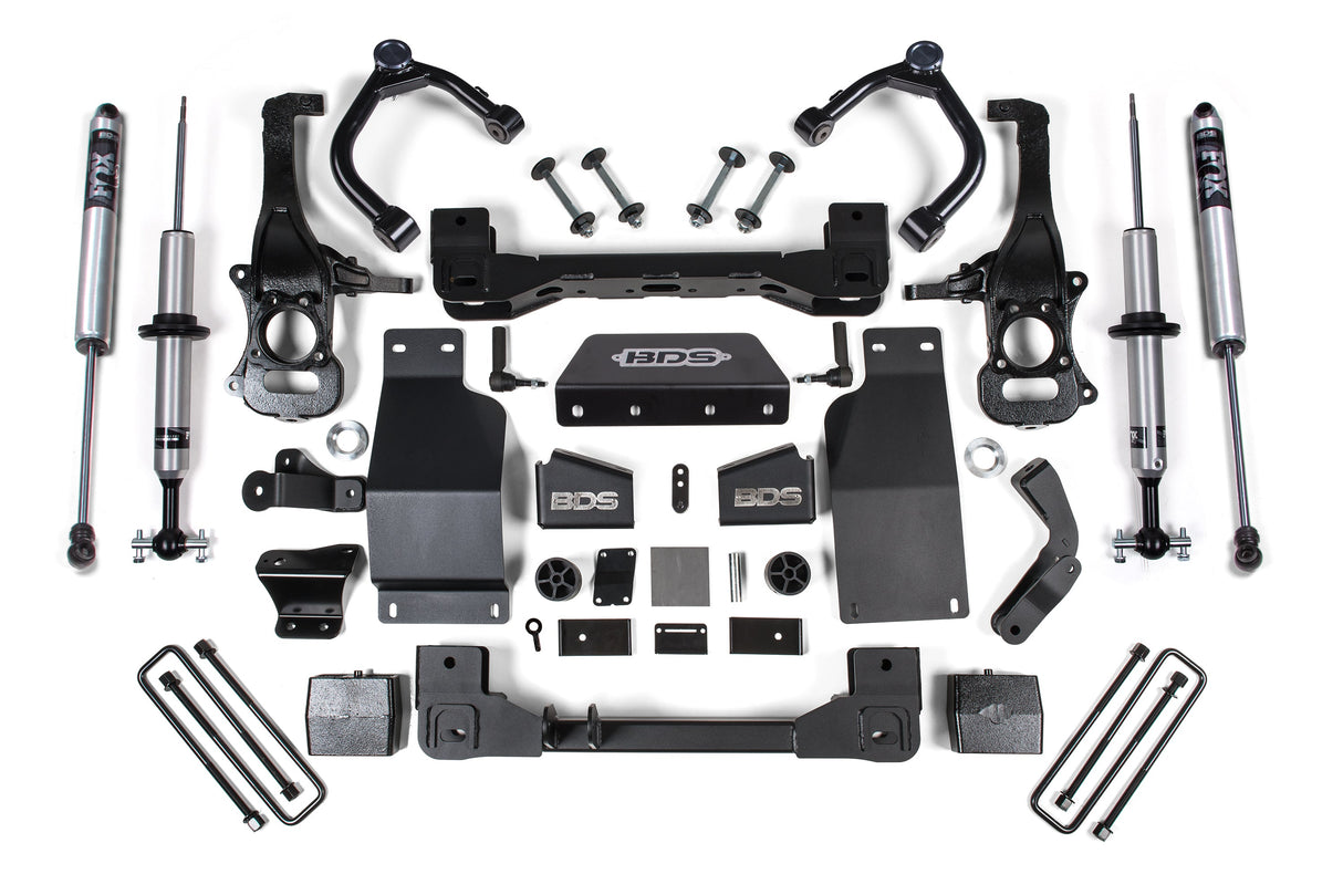 BDS 6-Inch Lift Kit for 2019-2024 Chevy Silverado + GMC Sierra 1500 4WD Diesel