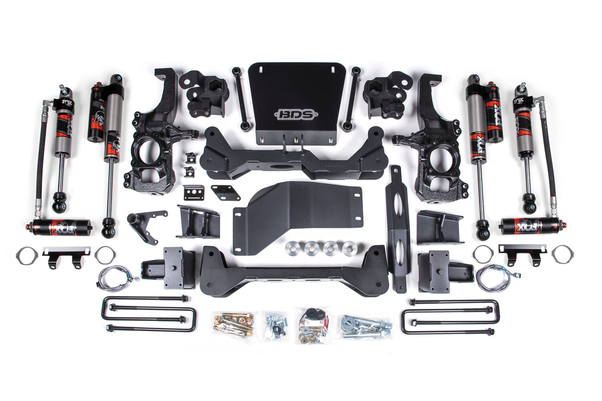 6.5-Inch Lift Kit - FOX Performance Elite for 2020-2024 Chevy Silverado + GMC Sierra 2500HD/3500HD 4WD