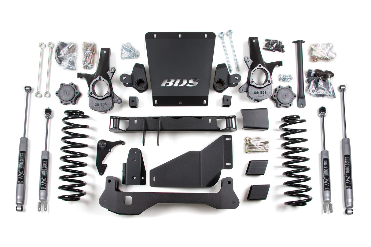 6-Inch Lift Kit for 2000-2006 Chevy/GMC Avalanche + Surburban + Tahoe + Yukon 1500 4WD