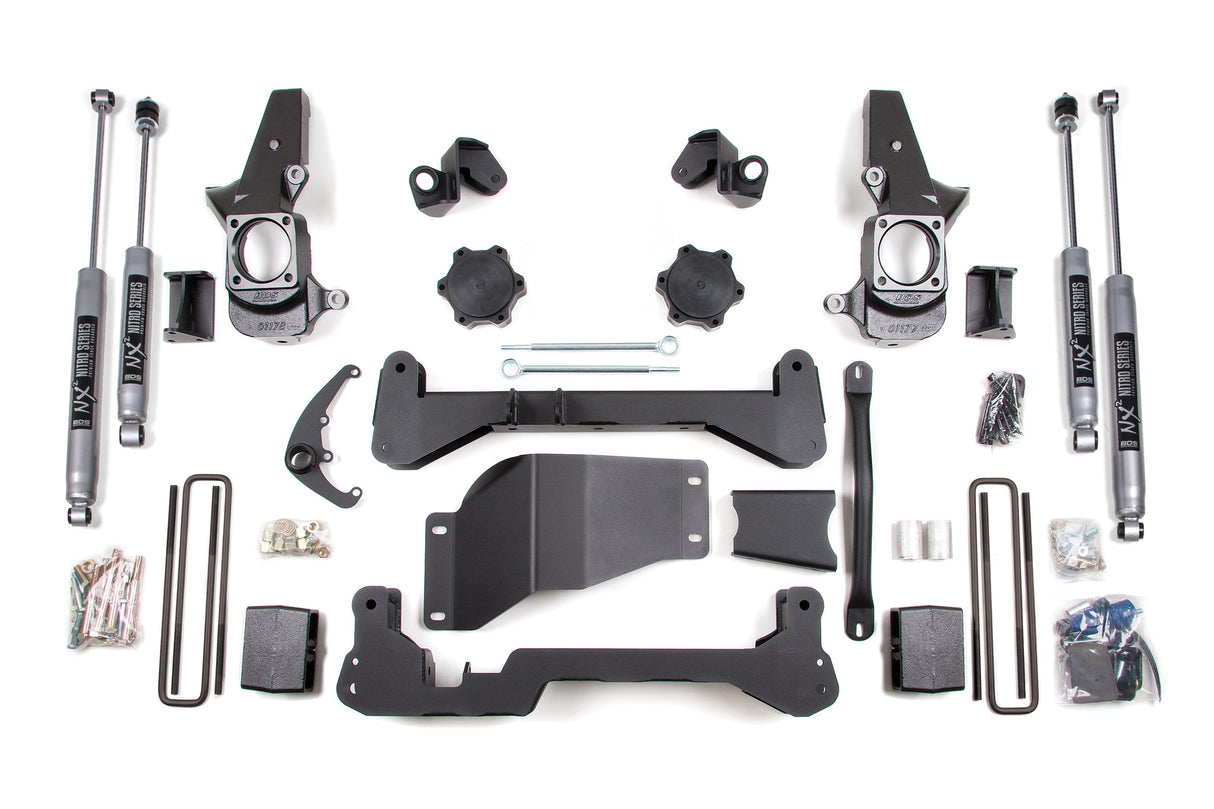 4.5-Inch Lift Kit for 2001-2010 Chevy Silverado + GMC Sierra 2500HD/3500 SRW 4WD