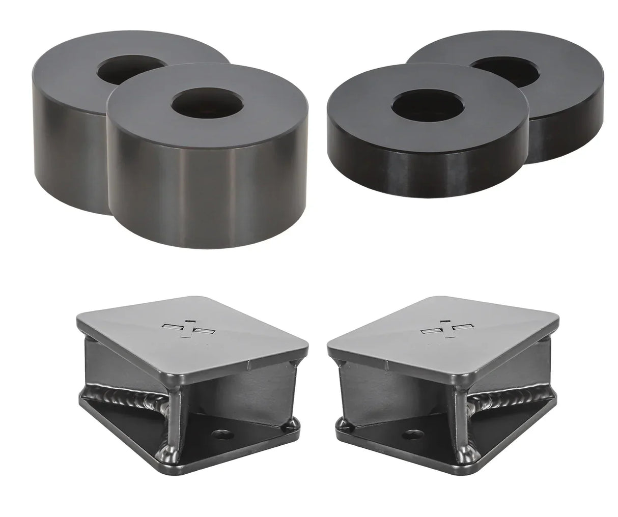 07-17 JEEP JKU FRONT AND REAR BUMP STOP RISERS