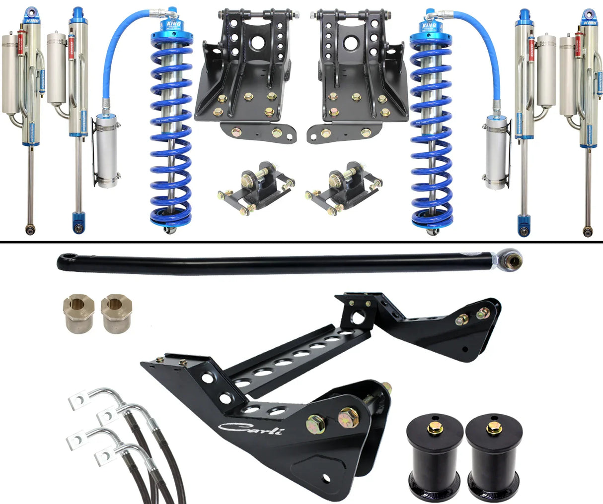 05-07 FORD F250/F350 4.5" COILOVER BYPASS 2.5 SYSTEM, BASE, DIESEL