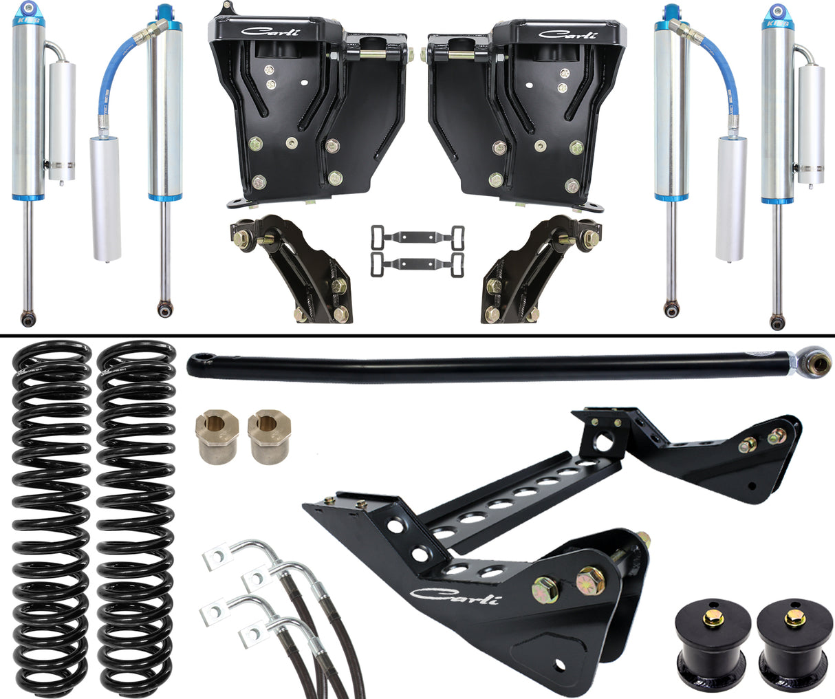05-07 FORD F250/F350 4.5" DOMINATOR 3.0 SYSTEM, BASE KIT, DIESEL