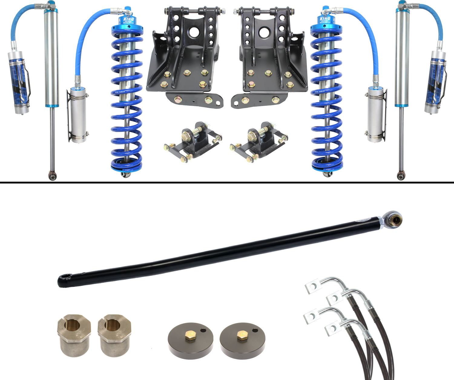 05-07 FORD F250/F350 2.5" COILOVER 2.5 SYSTEM, BASE, DIESEL