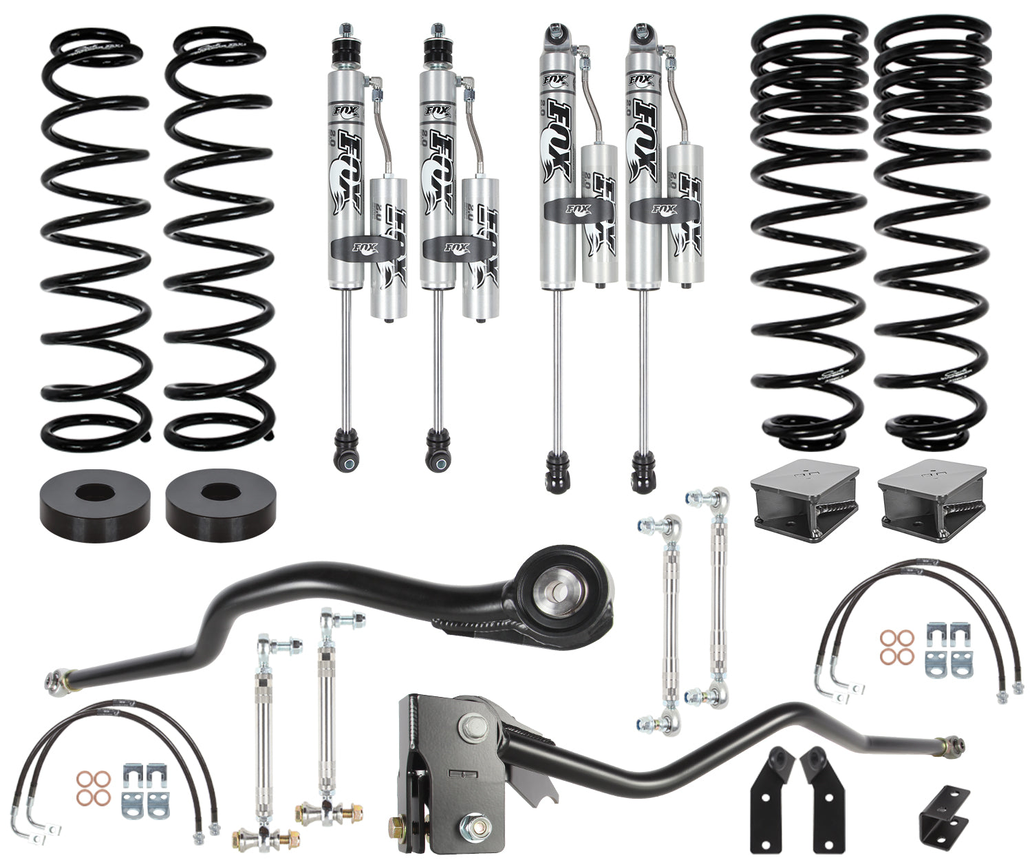 07-17 JEEP JKU 3.0" BACKCOUNTRY 2.0 SYSTEM, BASE, 4X4