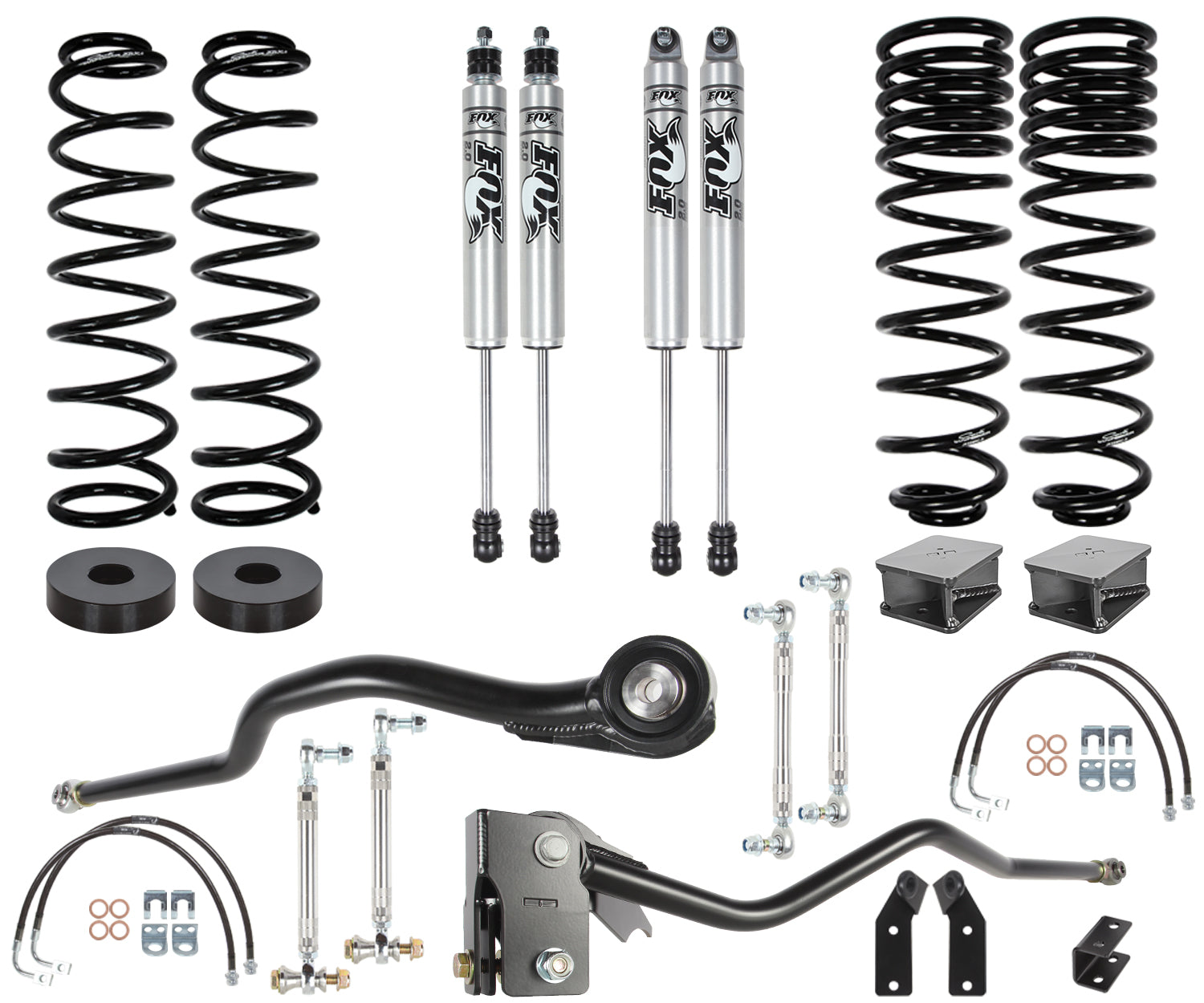 07-17 JEEP JKU 3.0" COMMUTER 2.0 SYSTEM, BASE, 4X4