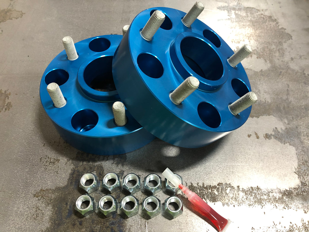Spidertrax Jeep JK 1.5" Thick Blue Wheel Spacer