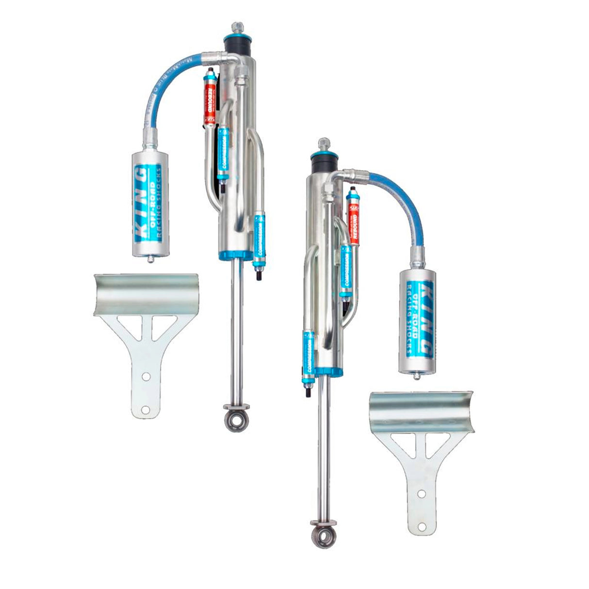 King Shocks 25001-341 2007-2018 Jeep JK 2.5 Front/Rear 3 Tube Bypass 0-2" & 3-5" Lifts