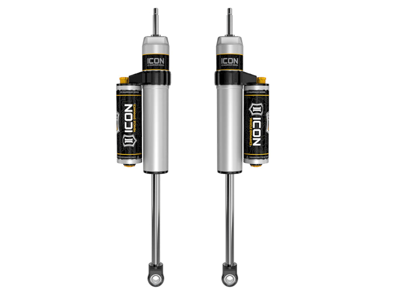 ICON 2005-2024 Ford F-250/F-350 Super Duty 4WD, 7��� Lift, Front, V.S. 2.5 Aluminum Series Shock Absorbers, Piggyback Reservoir w/ CDCV, Pair