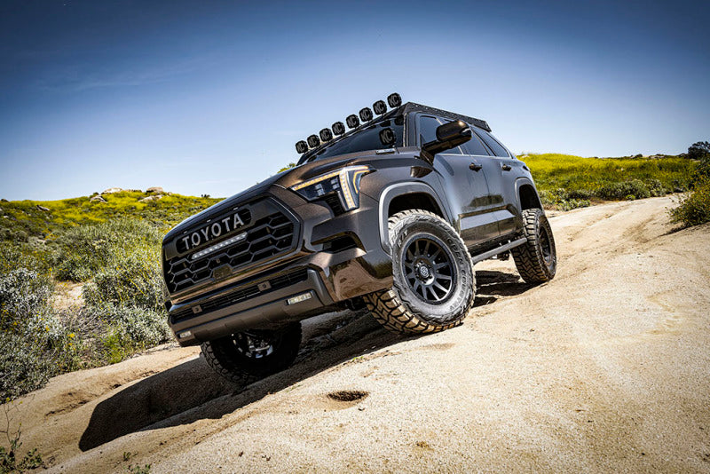 ICON 2022-2024 Toyota Tundra 1.25-3.5" Lift/2023-2024 Sequoia 3-4.5" Lift, V.S. 2.5 Series Front Coilover Kit, Remote Reservoir w/ CDEV, Pair