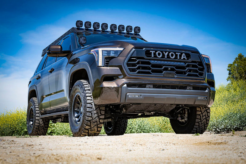 ICON 2022-2024 Toyota Tundra 1.25-3.5" Lift/2023-2024 Sequoia 3-4.5" Lift, V.S. 2.5 Series Front Coilover Kit, Remote Reservoir w/ CDEV, Pair