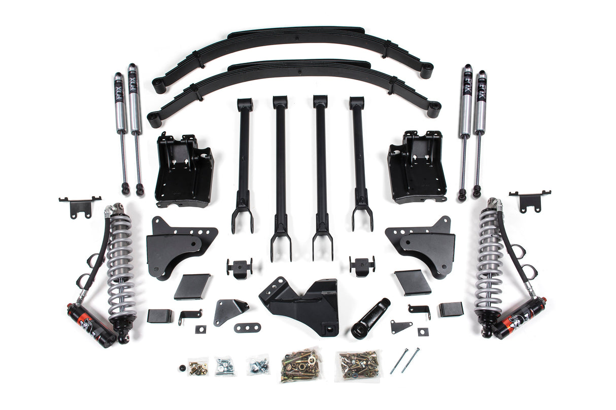 8-Inch Lift Kit - 4-Link & FOX 2.5 Performance Elite Coil-Over Conversion for 2011-2016 Ford F-250/F-350 Super Duty 4WD