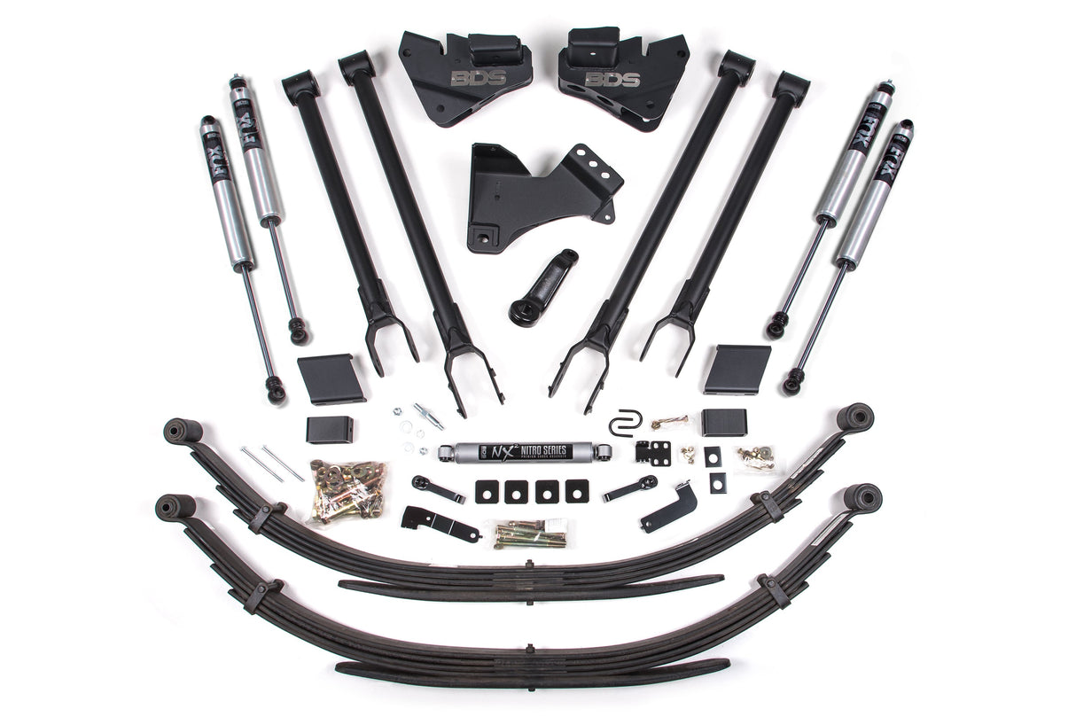 4-Inch Lift Kit - 4-Link Conversion for 2017-2019 Ford F-250/F-350 Super Duty 4WD Gas