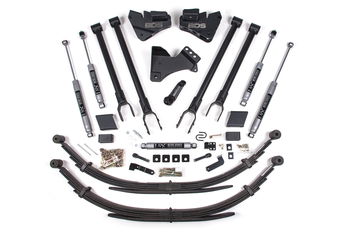 5-Inch lift Kit w/ 4-Link for 2020-2022 Ford F-250/F-350 Super Duty 4WD Gas