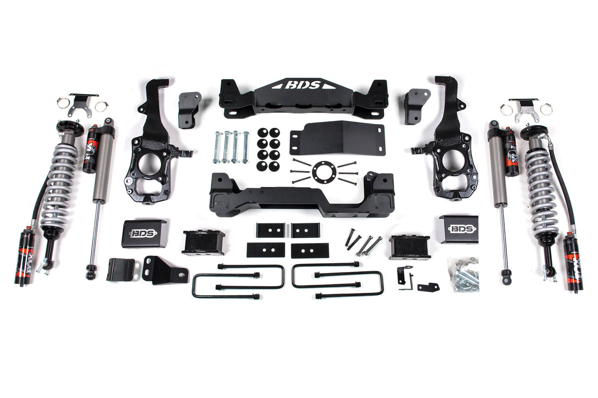 4-Inch Lift Kit - FOX 2.5 Performance Elite Coil-Over for 2021-2024 Ford F-150 4WD