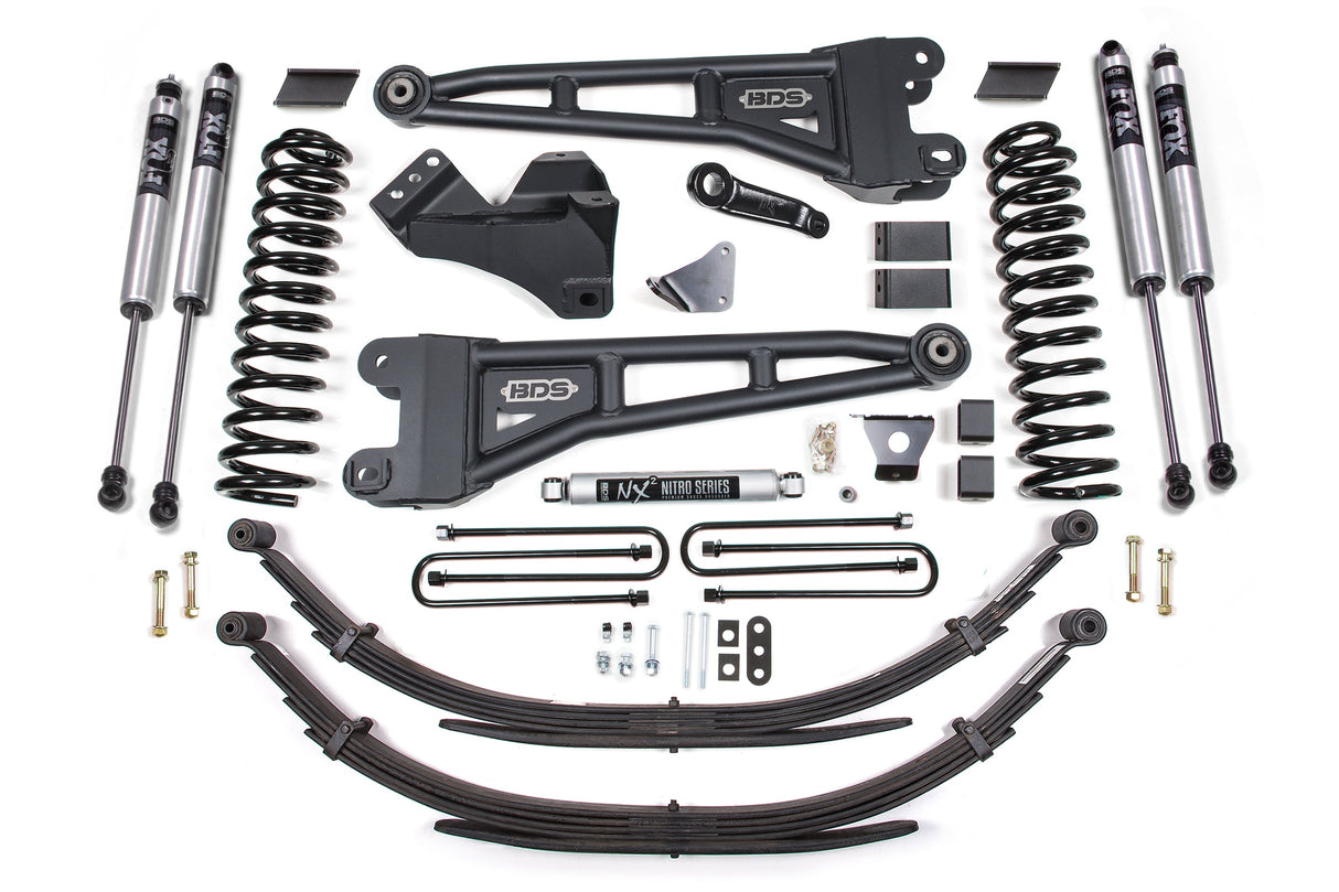 6-Inch Lift Kit w/ Radius Arm for 2005-2007 Ford F-250/F-350 Super Duty 4WD Diesel