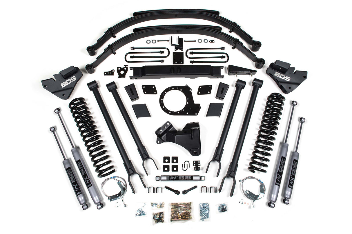 9-Inch Lift Kit w/ 4-Link for 2020-2022 Ford F-250/F-350 Super Duty 4WD Diesel