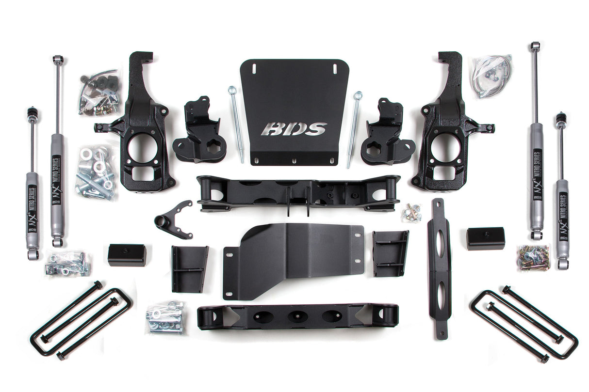 6.5-Inch Lift Kit for 2011-2019 Chevy Silverado or GMC Sierra 2500HD/3500 2/4WD