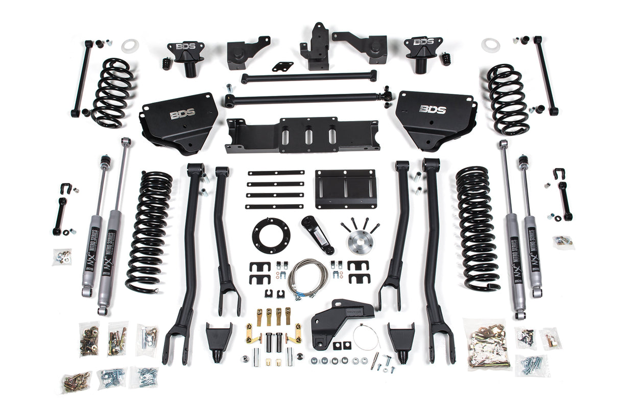 8-Inch Lift Kit w/ 4-Link for 2014-2018 Dodge Ram 2500 4WD Diesel