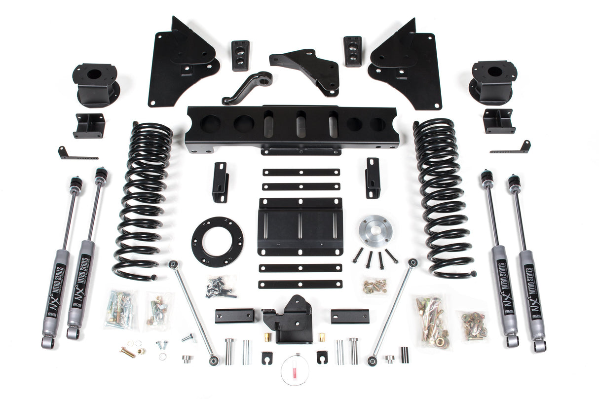 5.5-Inch Lift Kit w/ 4-Link for 2014-2018 Dodge Ram 2500 w/ Rear Air Ride 4WD Gas