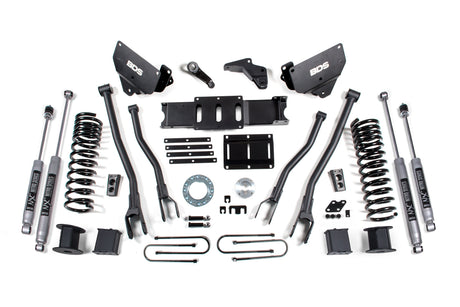 5.5-Inch Lift Kit w/ 4-Link for 2013-2018 Dodge Ram 3500 w/ Rear Air Ride 4WD Gas