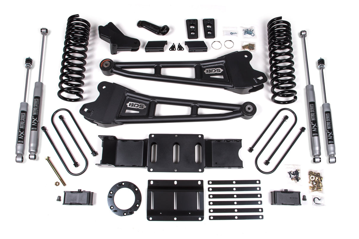 4-Inch Lift Kit w/ Radius Arm for 2019-2024 Dodge Ram 3500 4WD Gas
