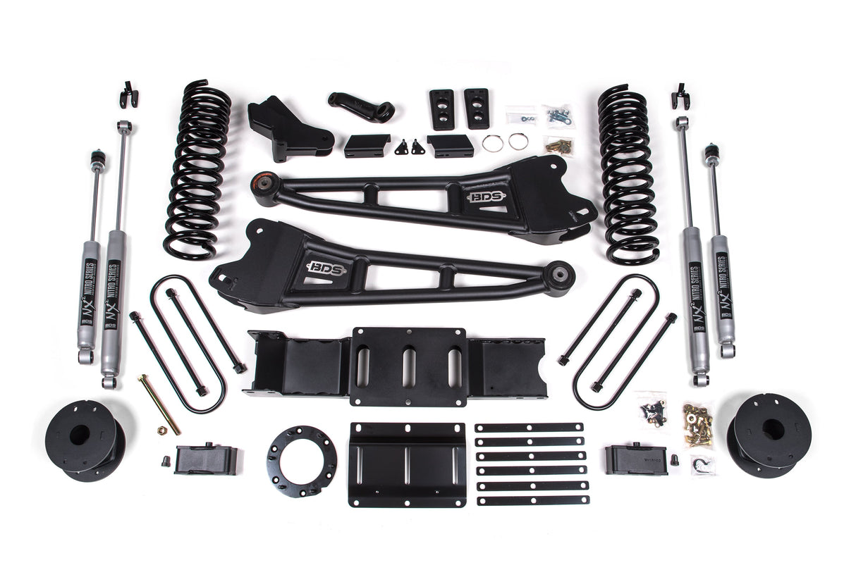 4-Inch Lift Kit w/ Radius Arm for 2019-2024 Dodge Ram 3500 w/ Rear Air Ride 4WD Diesel
