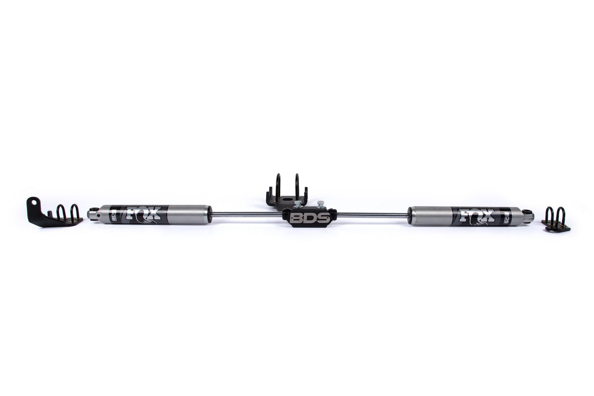 Dual Steering Stabilizer Kit w/ FOX 2.0 Performance Shocks for 1994-2002 Dodge Ram 1500/2500 4WD