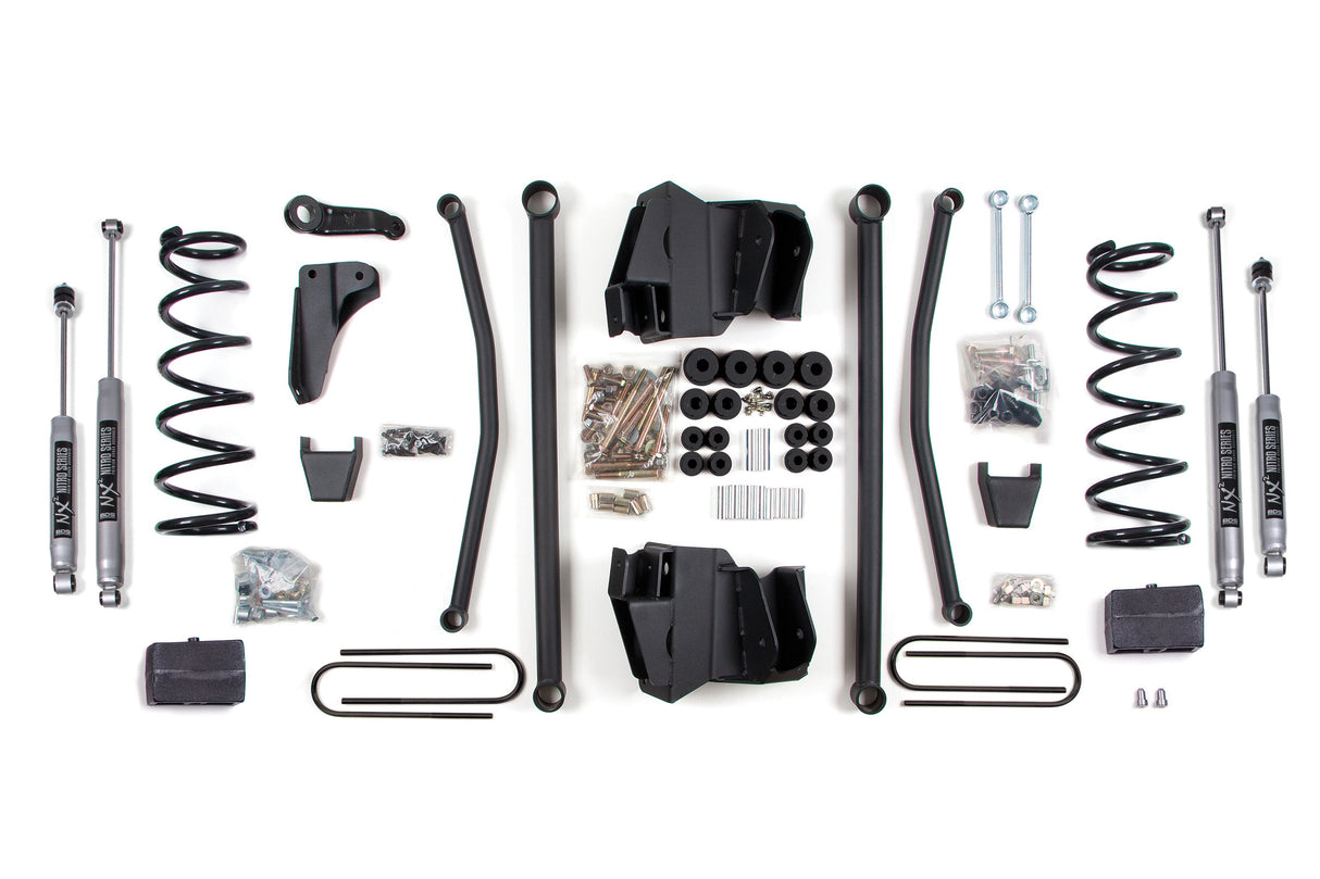 4-Inch Lift Kit - Long Arm for 2008 Dodge Ram 2500 Power Wagon 4WD Gas