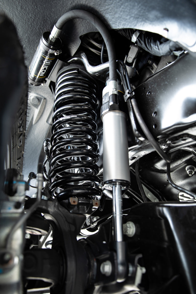 ICON 2005-2024 Ford Super Duty 4WD, 0-2.5��� Lift, Front, V.S. 2.5 Aluminum Series Shock Absorbers, Remote Reservoir, Pair