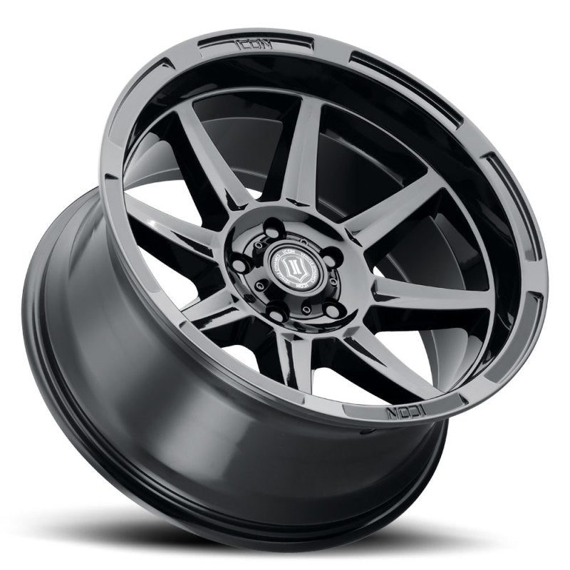 ICON Bandit | 20x10 | -24mm Offset | 5x5 | 71.5mm Hub | Gloss Black Wheel