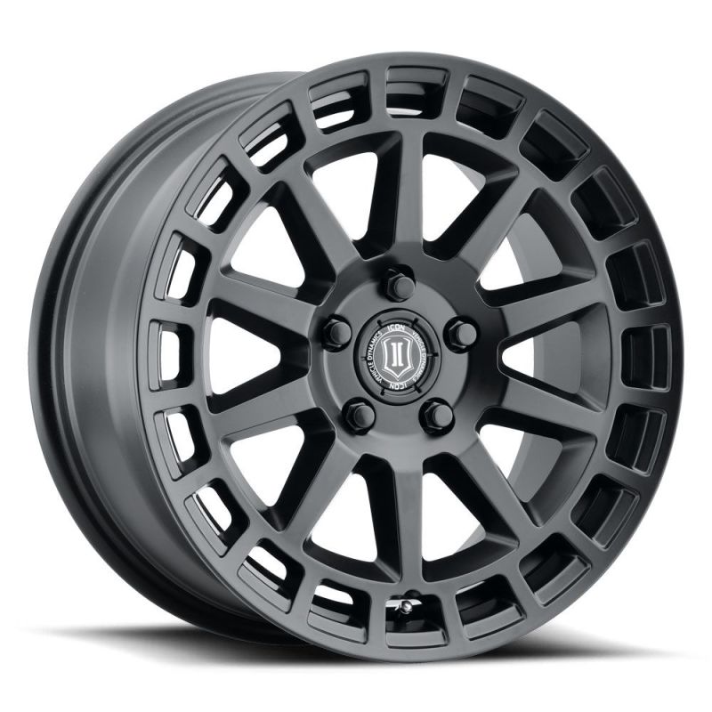 ICON Journey | 17x8 | 38mm Offset | 5x4.5 | Satin Black Wheel