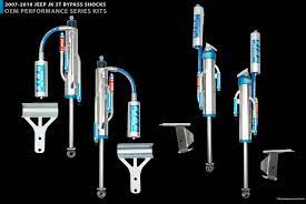 King Shocks 25001-341 2007-2018 Jeep JK 2.5 Front/Rear 3 Tube Bypass 0-2" & 3-5" Lifts