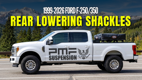 1999–2026 Ford F-250/F-350 Rear Lowering Shackles | FASS Motorsports